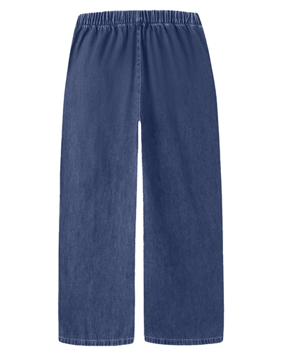 Name it - NKFBella Wide Pull Up Jeans - Dark Blue Denim